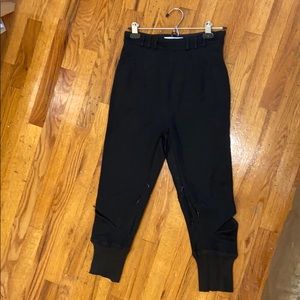 Balenciaga High Waisted Zipper Pants